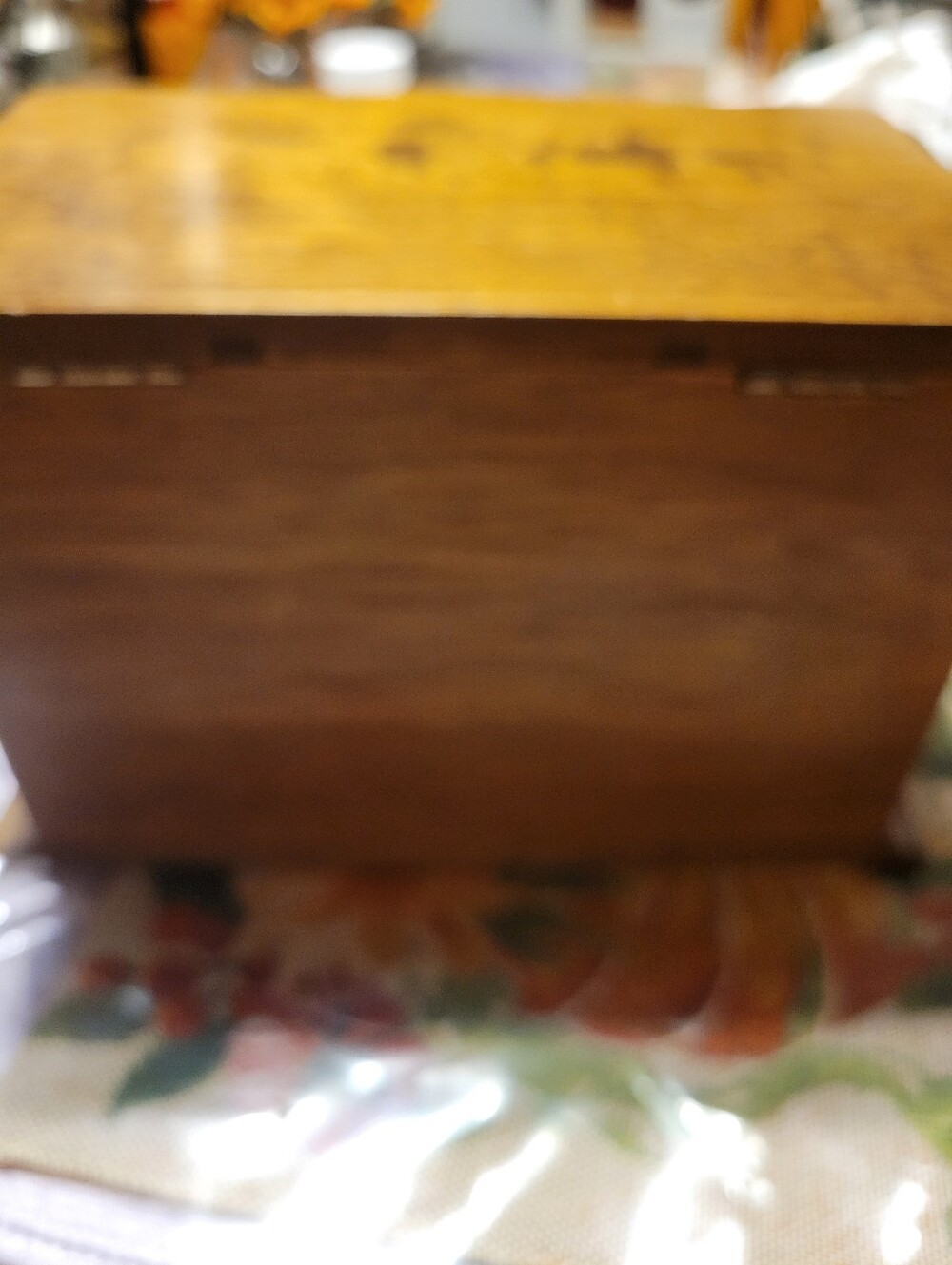 Vintage Wooden Two-Drawer Jewelry Box - Warm Brown - Picture 7 of 10